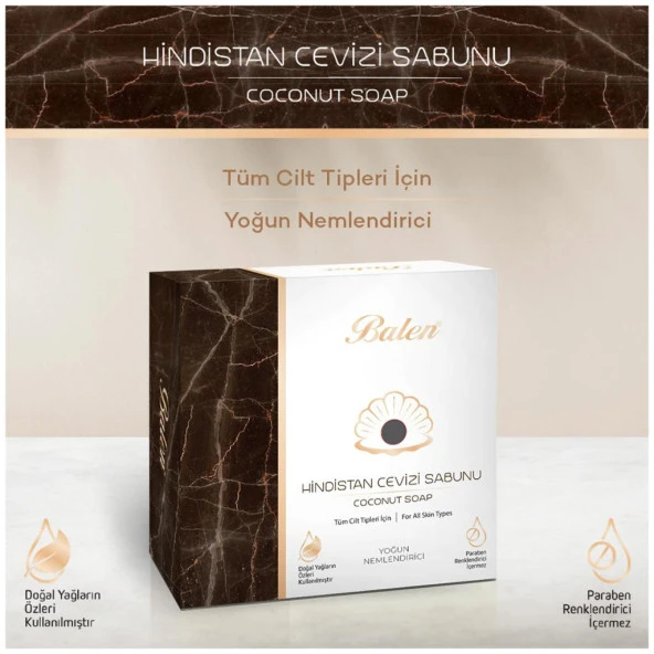 Balen Hindistan Cevizi Sabunu 125 gr ürün görseli 1
