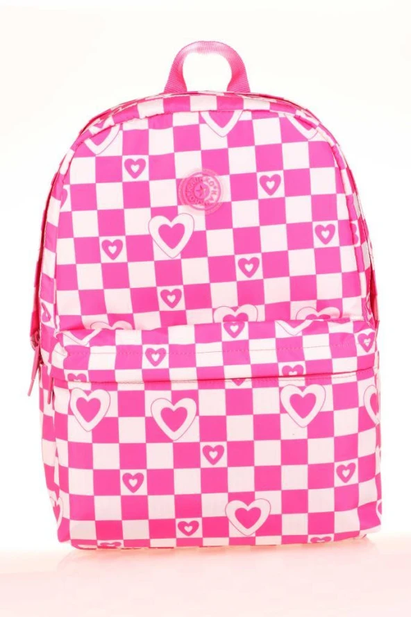 Kaukko Nature Sırt Çantası Pink Heart K1714 ürün görseli 1