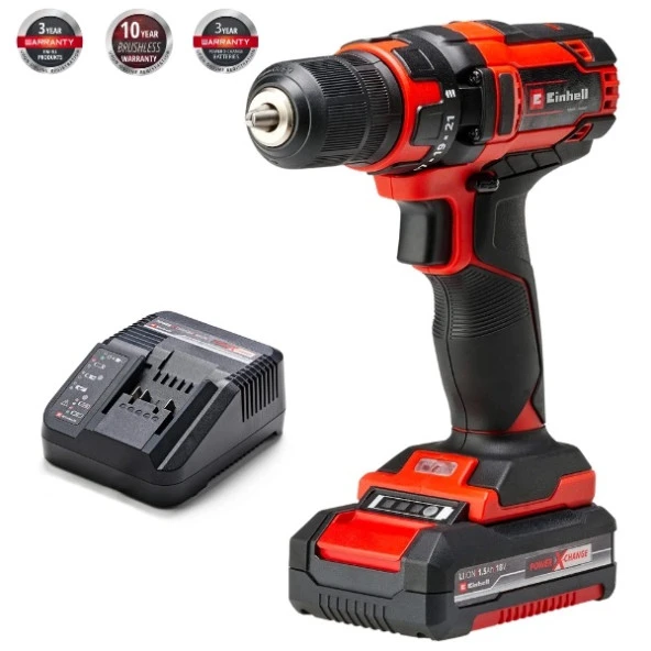Einhell TC-CD 18/35-2 Lİ 1 Adet 1.5AH Akülü Vidalama 4514255 ürün görseli 1