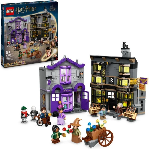 76439 LEGO® Harry Potter™ Ollivanders™ ve Madam Malkin'in Cübbe Dükkanı ürün görseli 1