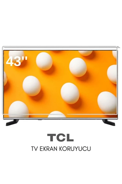 Tcl Uyumlu 43" Inç 109 Ekran Tv Koruyucu Kırılmaz Paneli ürün görseli 1