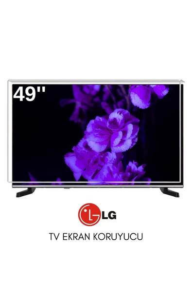 Lg Uyumlu 49" Inç 124 Ekran Tv Koruyucu Kırılmaz Paneli ürün görseli 1
