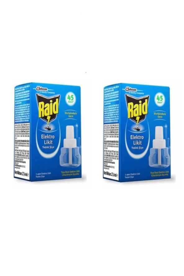 Raid Elektro Likit Yedek 45 Gece 2'li ürün görseli 1