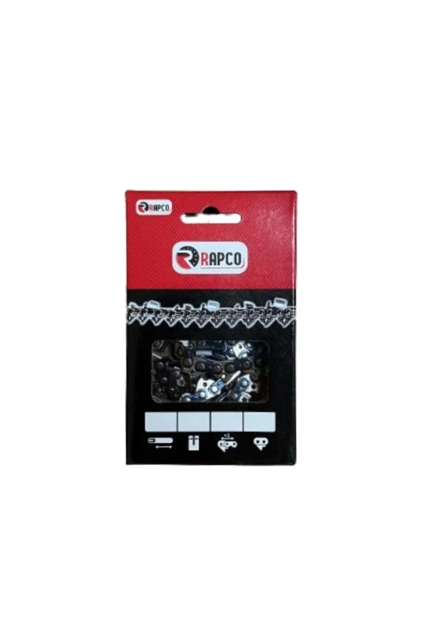 Rapco Motorlu Testere Zinciri 3.8 34 Diş 1.3mm Kesilmiş Köşeli ürün görseli 1