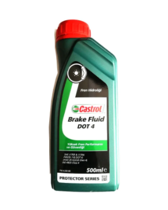 Castrol Brake Fluid Dot 4 500 Ml Fren Hidrolik Sıvısı ürün görseli 1