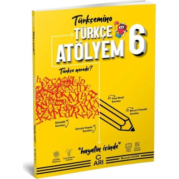 Arı Yay. 6. Sınıf  Türkçe Atölyem ürün görseli 1