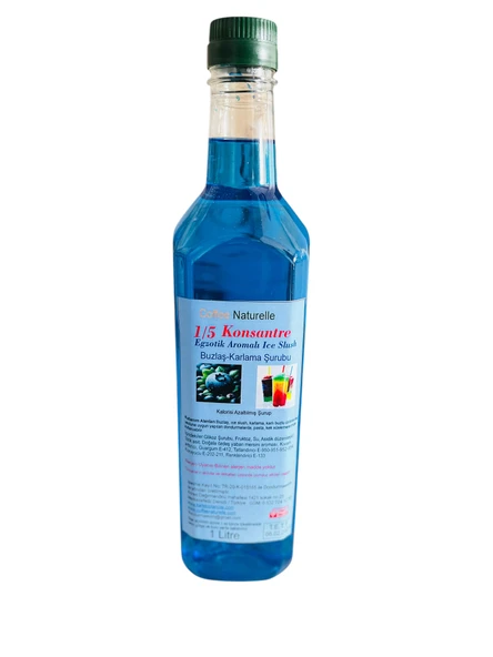 Egzotik Aromalı Buzlaş(1/5 yogun) İce slush Şurubu 12 x 1 lt  1 koli ürün görseli 1