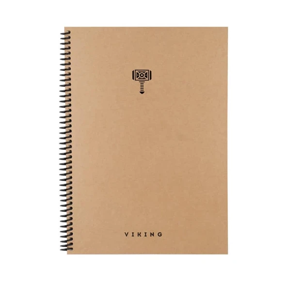 Keskin Color Viking Sert Kapak Spiralli Defter 20x28 cm 100 yp Çizgili ürün görseli 1