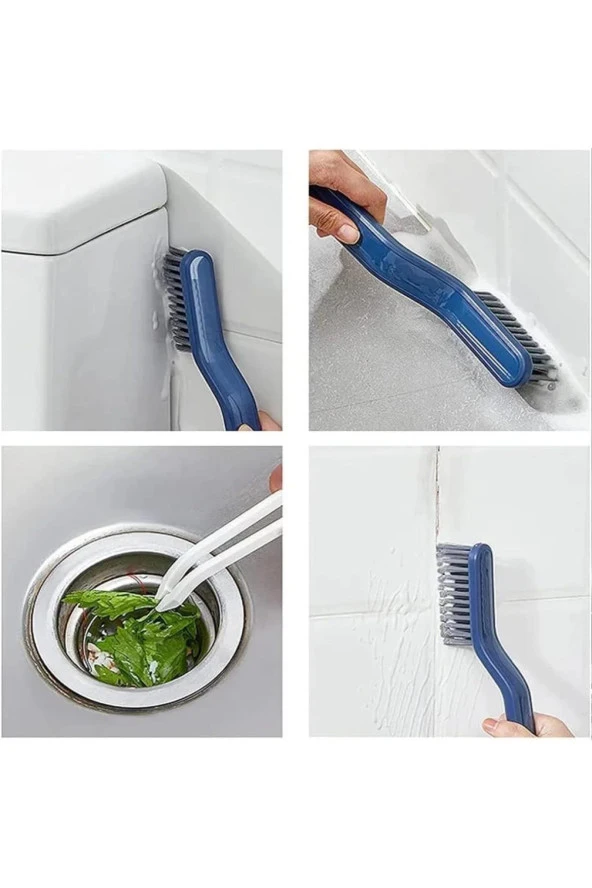 3B Trend Banyo Mutfak Köşe Detay Temizlik Fırçası Cımbızlı ürün görseli 1