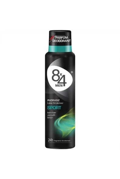 8X4 DEO MEN-150ML- SPORT YEŞİL ürün görseli 1