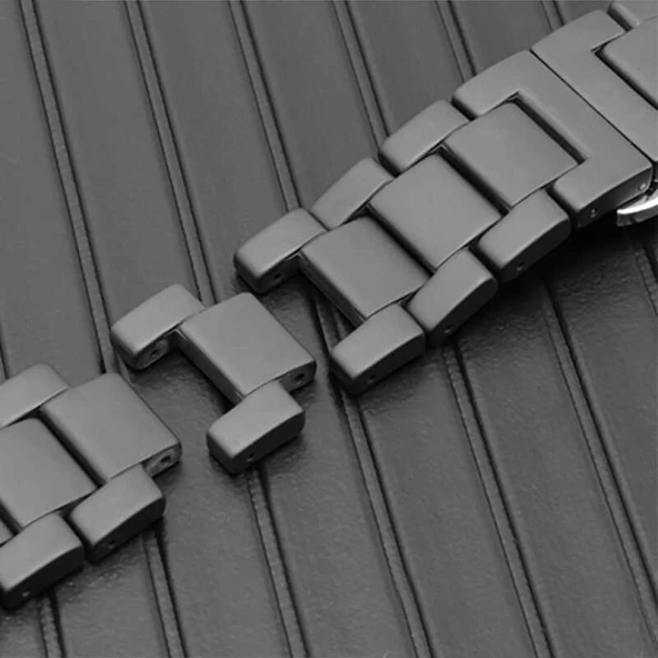 Apple Watch 40mm Mat Seramik Metal Kordon - Resim 8