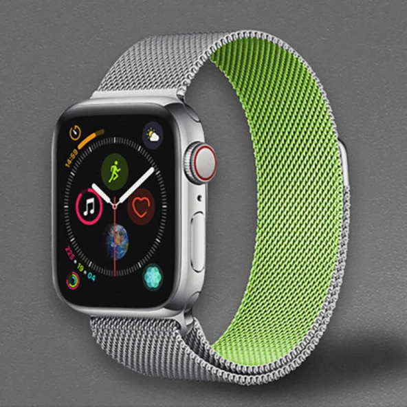 Apple Watch 44mm KRD-22 Metal Kordon - Resim 12
