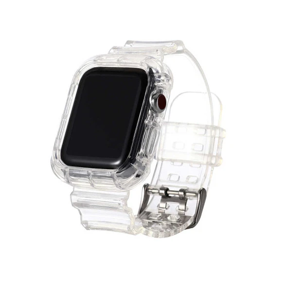 Apple Watch 44mm KRD-27 Silikon Kordon - Resim 2