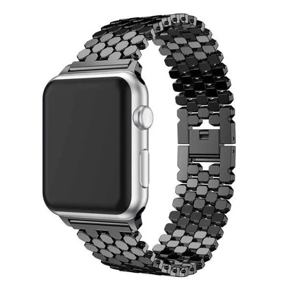 Apple Watch 38mm KRD-30 Metal Kordon - Resim 5