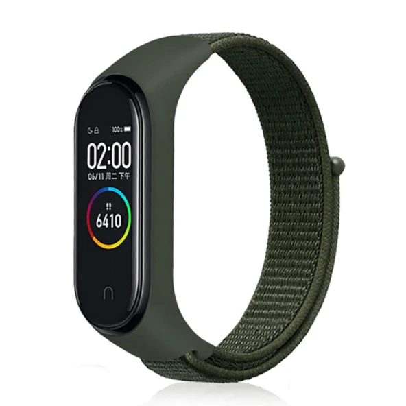 Xiaomi Mi Band 6 KRD-03 Hasır Kordon - Resim 6