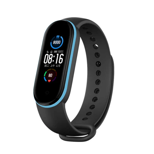 Xiaomi Mi Band 6 KRD-24 Silikon Kordon - Resim 10