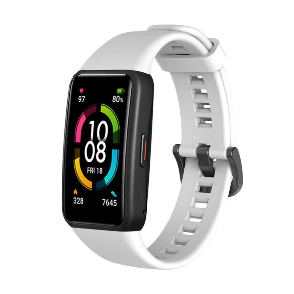 Huawei Band 6  KRD-47 Silikon Kordon - Resim 2
