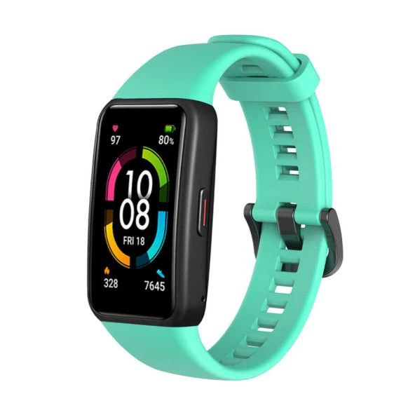 Huawei Band 6  KRD-47 Silikon Kordon - Resim 5