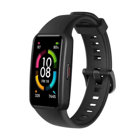 Huawei Band 6  KRD-47 Silikon Kordon - Resim 11