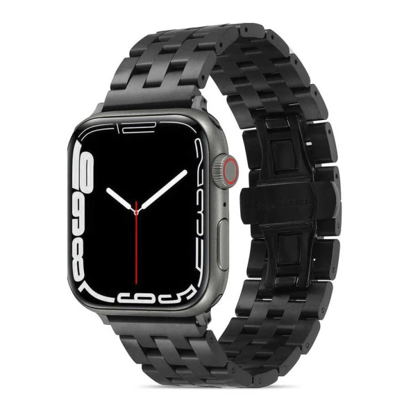 Apple Watch 7 41mm KRD-20 Metal Kordon - Resim 3