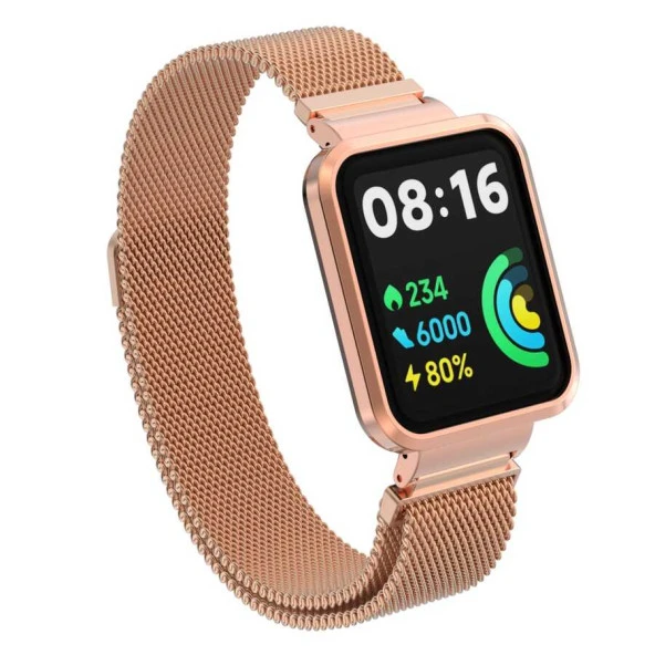 Xiaomi Redmi Watch 2 Lite  KRD-58 Metal Kordon - Resim 8