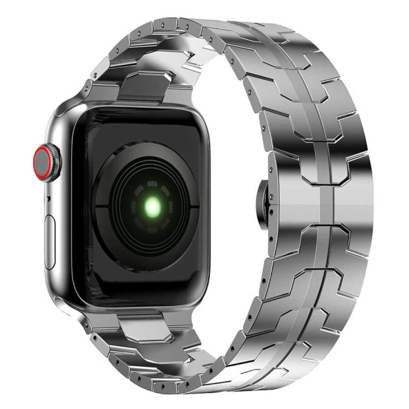 Apple Watch 44mm KRD-63 Metal Kordon - Resim 8