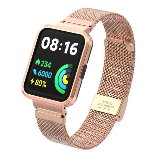 Xiaomi Redmi Watch 2 Lite  KRD-66 Metal Kordon ürün görseli 1