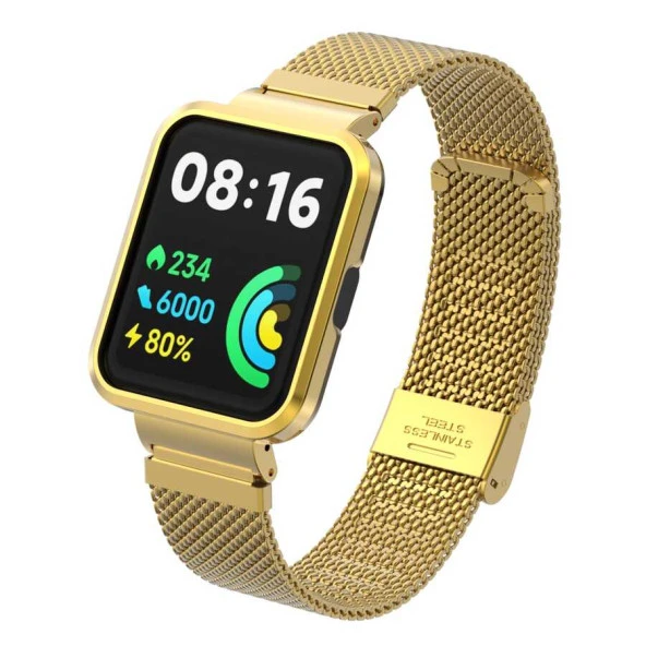 Xiaomi Redmi Watch 2 Lite  KRD-66 Metal Kordon - Resim 6