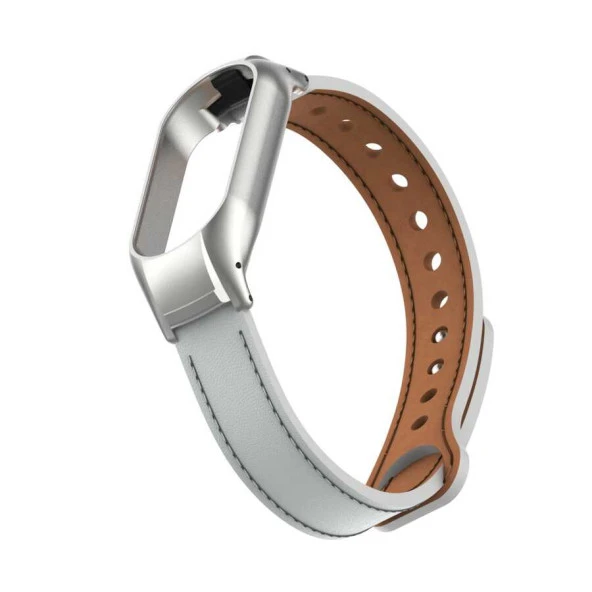 Xiaomi Mi Band 7 KRD-68 Deri Kordon - Resim 6
