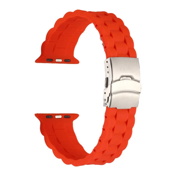 Apple Watch 38mm KRD-72 Silikon Kordon - Resim 6