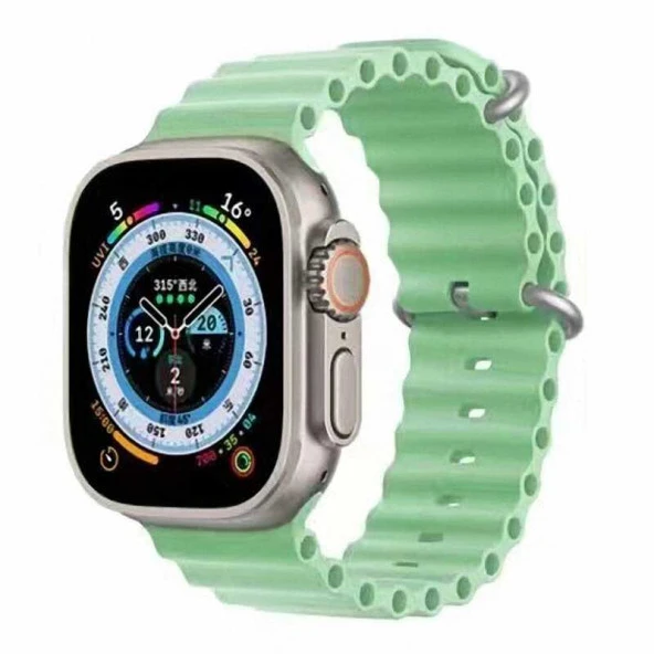Apple Watch 38mm  KRD-75 Silikon Kordon - Resim 2