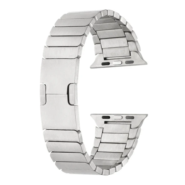 Apple Watch 7 41mm  KRD-82 Metal Kordon - Resim 3