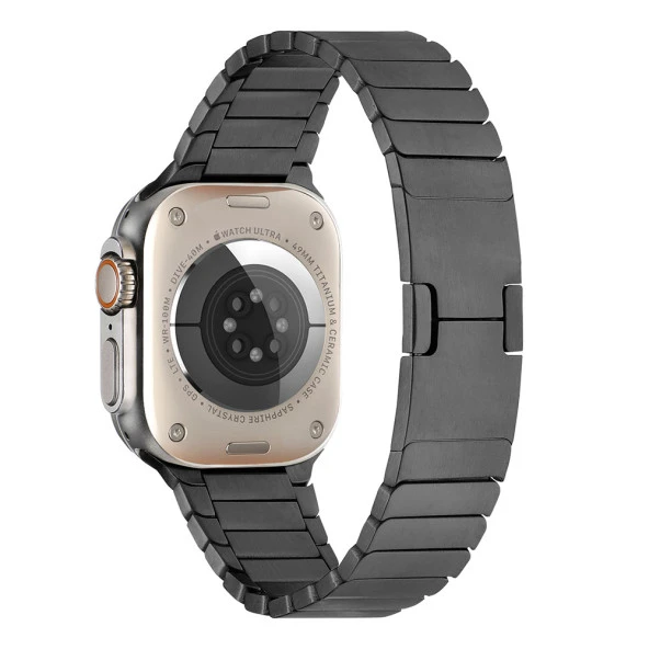Apple Watch 7 41mm  KRD-82 Metal Kordon - Resim 10