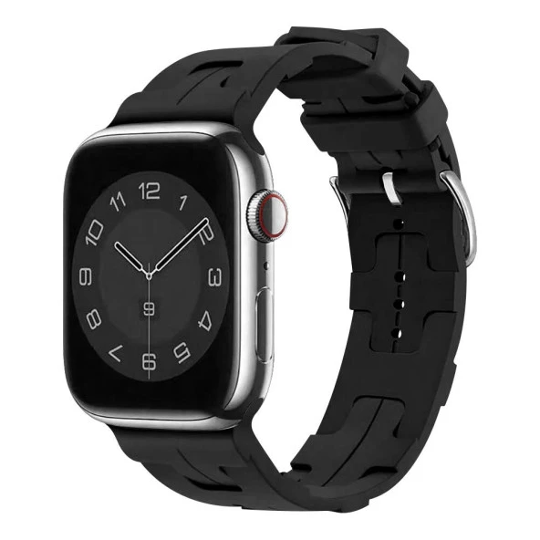 Apple Watch 1 2 3 4 5 6 7 8 9 Se Ultra 49/45/44/42 mm KRD-92 Silikon Kordon ürün görseli 1