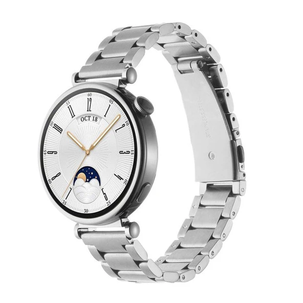 Huawei GT4 41mm  KRD-04 18mm Metal Kordon ürün görseli 1
