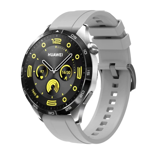 Huawei GT4 41mm  KRD-95 22mm Silikon Kordon - Resim 6
