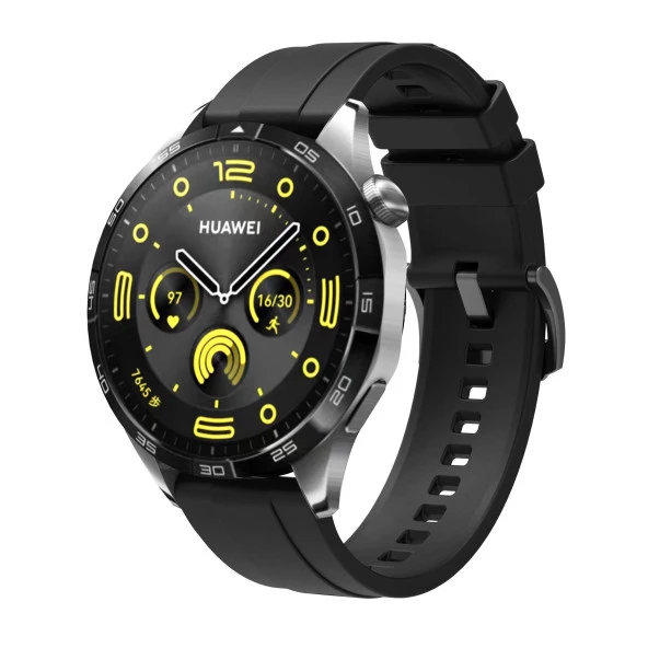 Huawei GT4 41mm  KRD-95 22mm Silikon Kordon - Resim 8