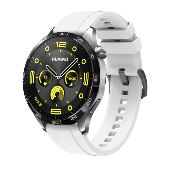 Huawei GT4 41mm  KRD-95 22mm Silikon Kordon - Resim 9