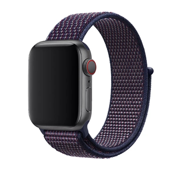 Apple Watch 42mm KRD-03 Hasır Kordon - Resim 6