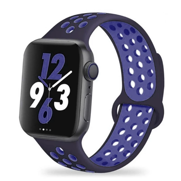Apple Watch 1 2 3 4 5 6 7 8 9 Se Ultra 49/45/44/42 mm KRD-02 Silikon Kordon ürün görseli 1