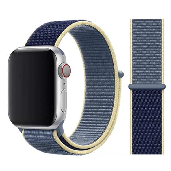 Apple Watch 40mm KRD-03 Hasır Kordon - Resim 6