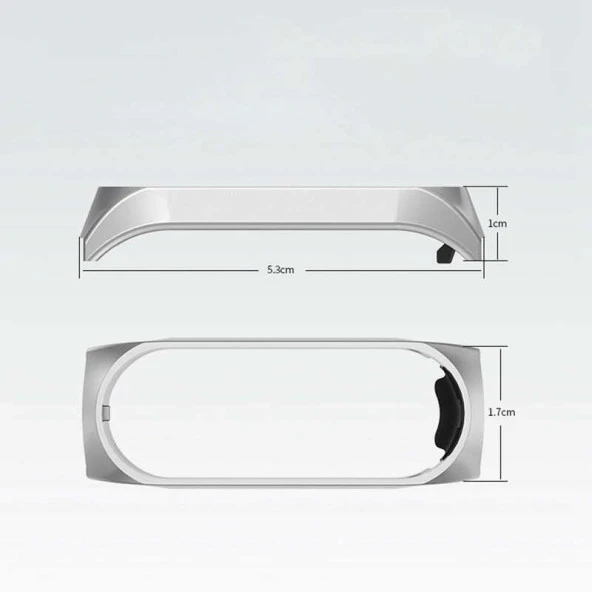 Xiaomi Mi Band 3 KRD-06 Metal Kordon - Resim 5
