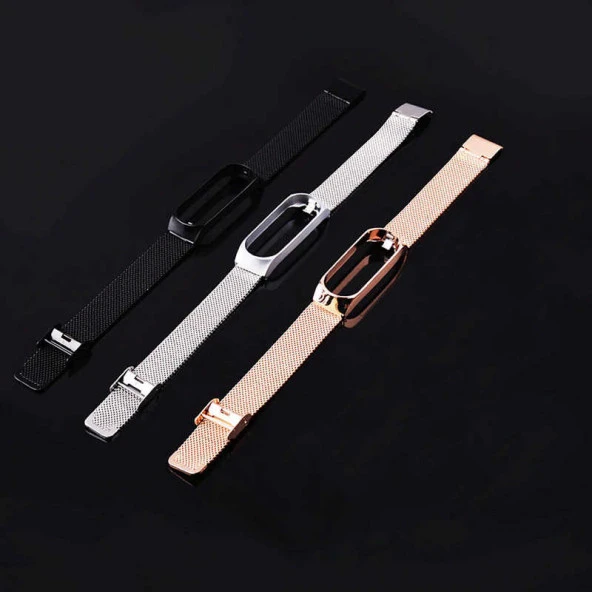 Xiaomi Mi Band 3 KRD-06 Metal Kordon - Resim 8