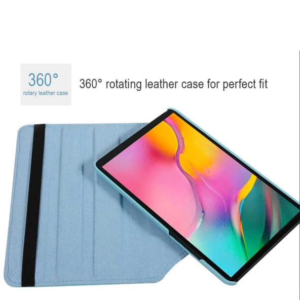 Galaxy T720 Tab S5E  Dönebilen Standlı Kılıf - Resim 9