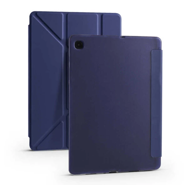 Galaxy Tab S6 Lite P610 Kılıf  Tri Folding Kalem Bölmeli Standlı Kılıf ürün görseli 1