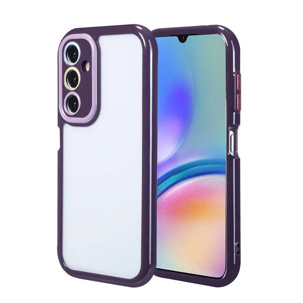 Galaxy A05S Kılıf Kamera Korumalı Renkli Kenar ve Çerçeve Tasarımlı  Vitamin Kapak ürün görseli 1