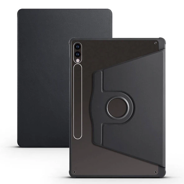 Galaxy Tab S9 Plus Kılıf  Termik Kalem Bölmeli Dönebilen Standlı Kılıf ürün görseli 1