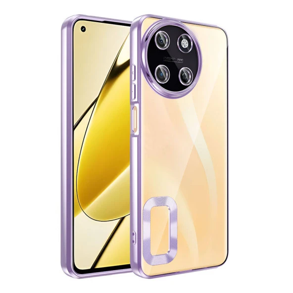 Realme 11 4G Kılıf Kamera Korumalı Logo Gösteren  Omega Kapak ürün görseli 1