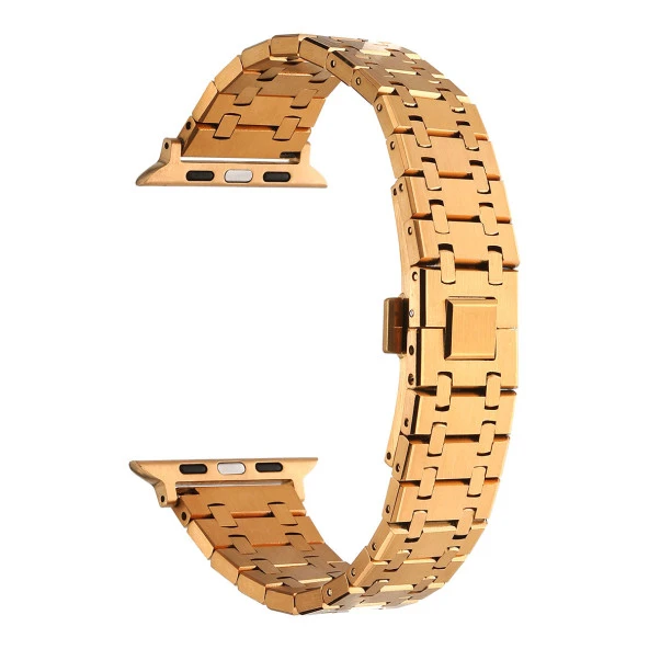 Apple Watch 7 41mm  KRD-83 Metal Kordon - Resim 3