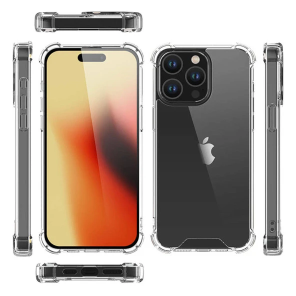 Apple iPhone 15 Pro Kılıf  Nitro Anti Shock Silikon - Resim 3